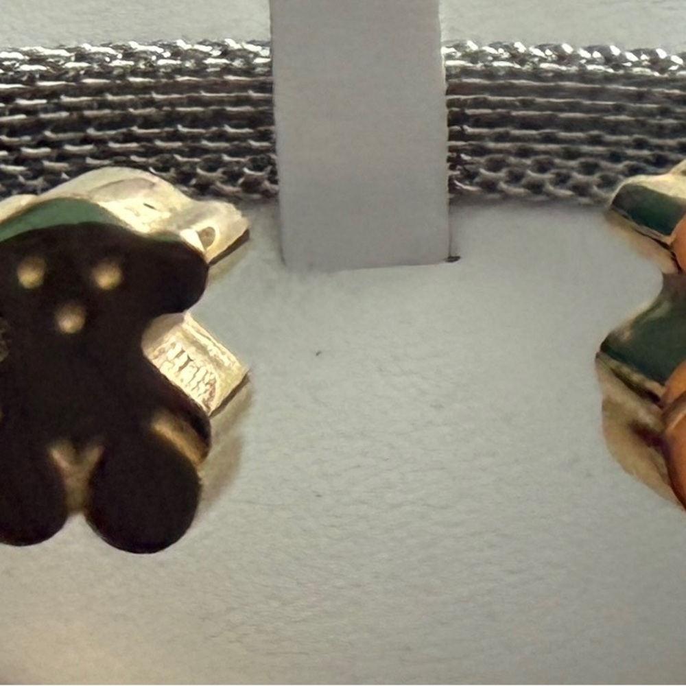 Tous Inspired Gold and Black Bracelet